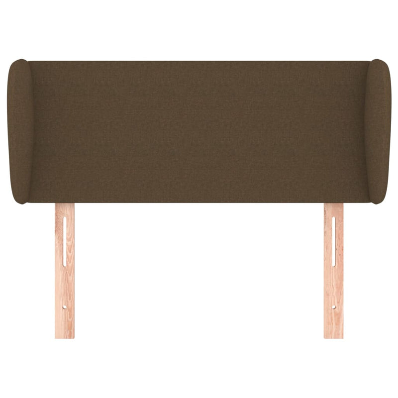 vidaXL sötétbarna szövet fejtámla 103x23x78/88 cm