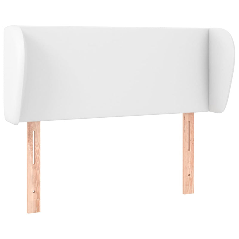 vidaXL fehér műbőr szárnyas fejtámla 83x23x78/88 cm