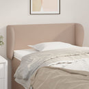 vidaXL cappuccino műbőr szárnyas fejtámla 83x23x78/88 cm