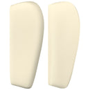 vidaXL krémszínű műbőr szárnyas fejtámla 93x23x78/88 cm