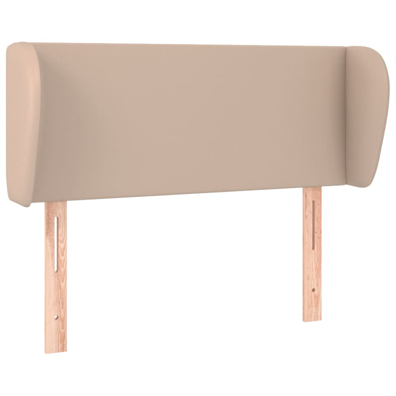 vidaXL cappuccino műbőr szárnyas fejtámla 93x23x78/88 cm