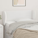 vidaXL fehér műbőr szárnyas fejtámla 103x23x78/88 cm