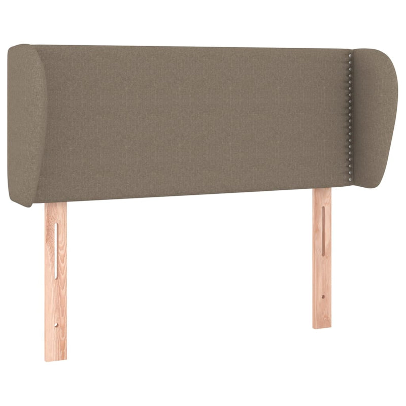 vidaXL tópszínű szövet fejtámla szárnyakkal 93x23x78/88 cm