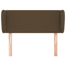 vidaXL sötétbarna szövet fejtámla 103x23x78/88 cm