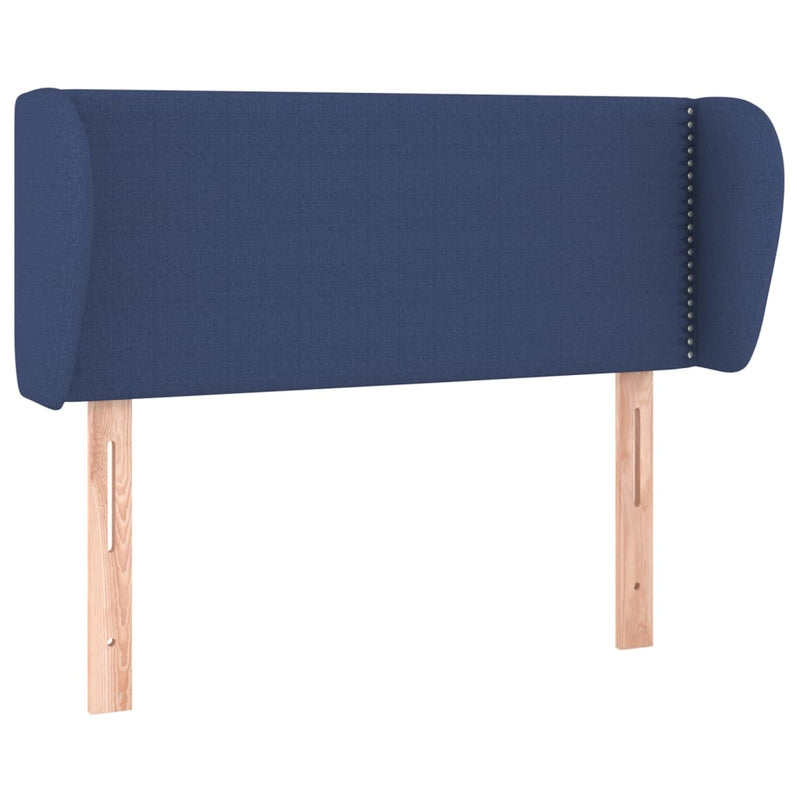 vidaXL kék szövet fejtámla 103x23x78/88 cm