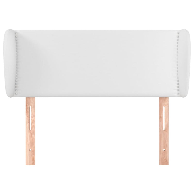vidaXL fehér műbőr szárnyas fejtámla 83x23x78/88 cm
