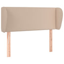 vidaXL cappuccino műbőr szárnyas fejtámla 83x23x78/88 cm