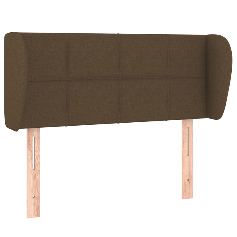 vidaXL sötétbarna szövet fejtámla 103x23x78/88 cm