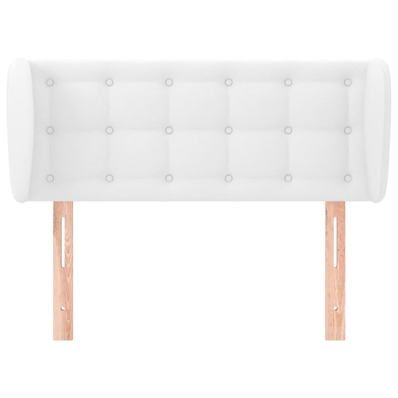 vidaXL fehér műbőr szárnyas fejtámla 83x23x78/88 cm