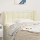 vidaXL krémszínű műbőr szárnyas fejtámla 93x23x78/88 cm
