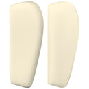 vidaXL krémszínű műbőr szárnyas fejtámla 163x23x78/88 cm