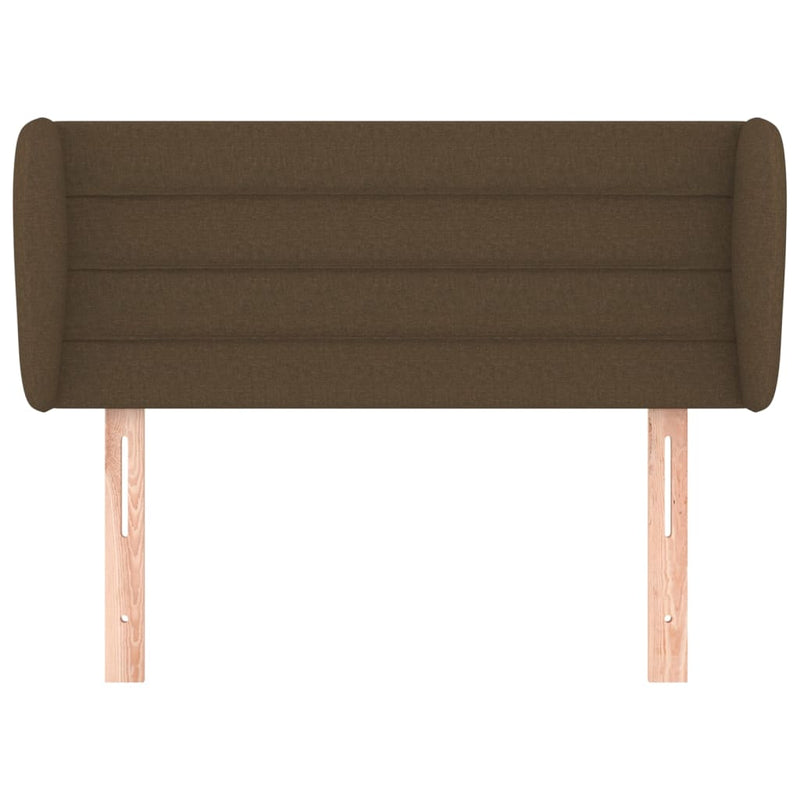 vidaXL sötétbarna szövet fejtámla 93x23x78/88 cm