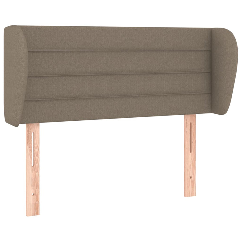 vidaXL tópszínű szövet fejtámla szárnyakkal 93x23x78/88 cm