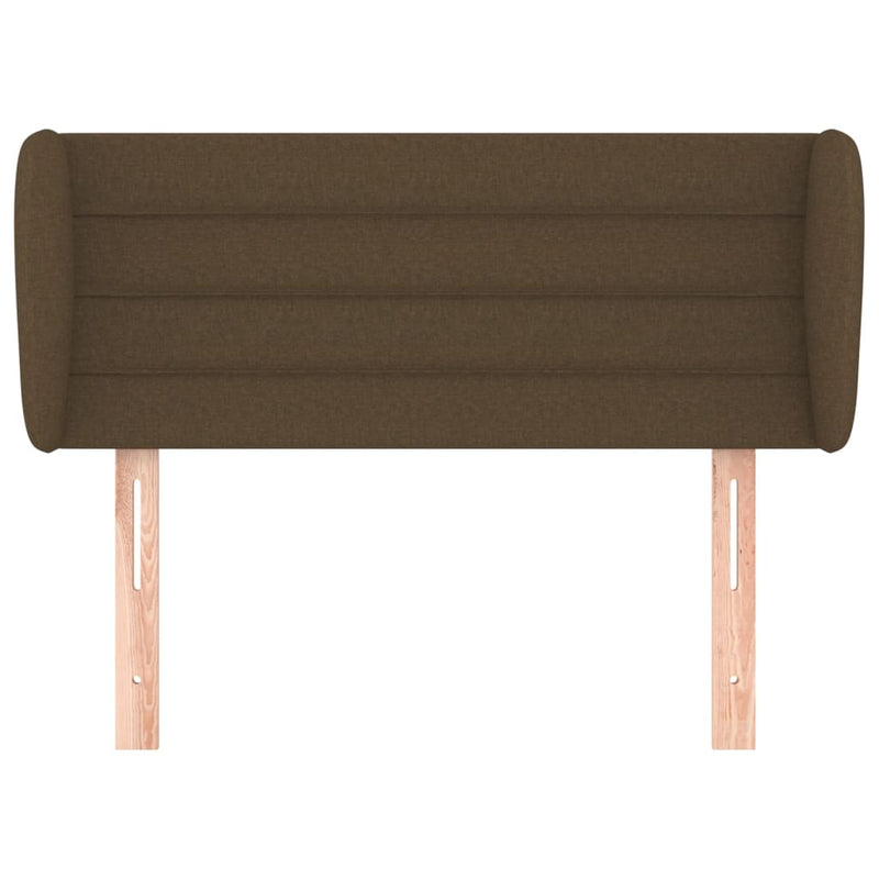 vidaXL sötétbarna szövet fejtámla 103x23x78/88 cm
