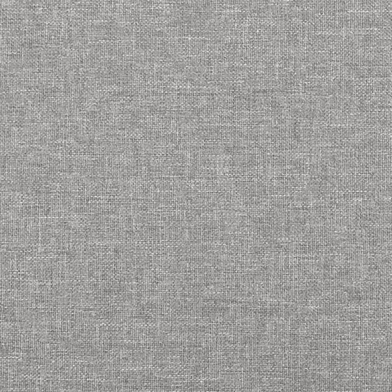 vidaXL világosszürke szövet fejtámla szárnyakkal 147x23x78/88 cm