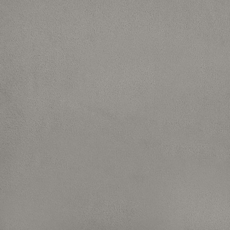 vidaXL világosszürke bársony fejtámla szárnyakkal 183x23x78/88 cm