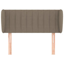 vidaXL tópszínű szövet fejtámla 83x23x78/88 cm