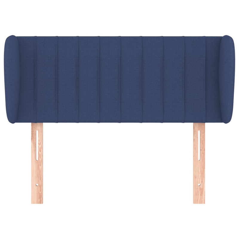 vidaXL kék szövet fejtámla 83x23x78/88 cm