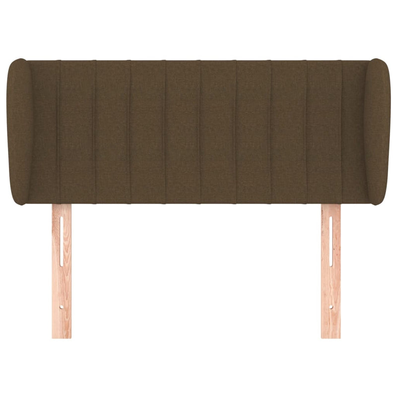 vidaXL sötétbarna szövet fejtámla 93x23x78/88 cm