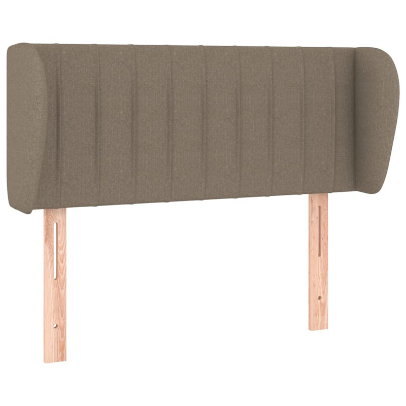 vidaXL tópszínű szövet fejtámla szárnyakkal 93x23x78/88 cm