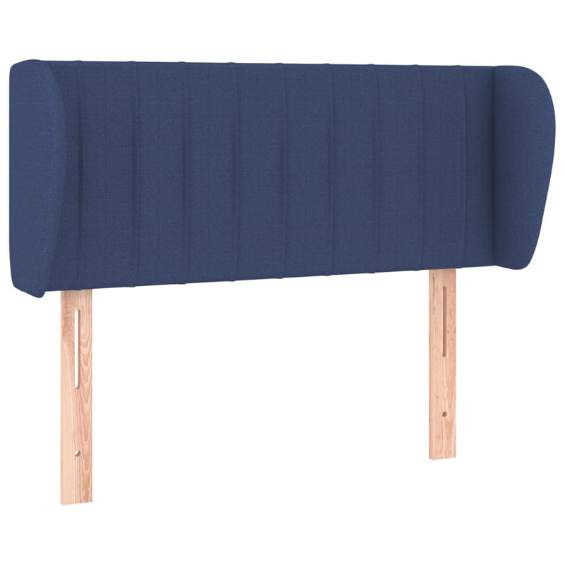 vidaXL kék szövet fejtámla 93x23x78/88 cm