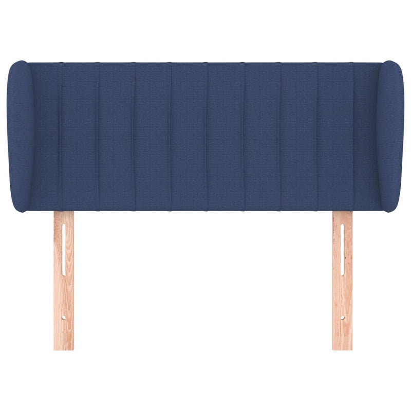 vidaXL kék szövet fejtámla 93x23x78/88 cm