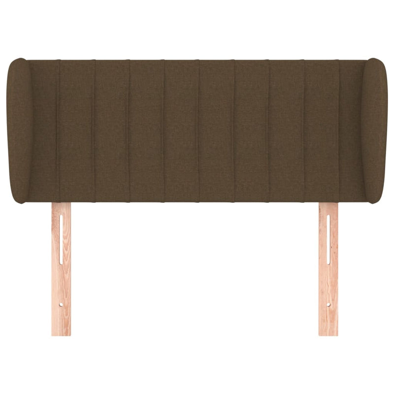 vidaXL sötétbarna szövet fejtámla 103x23x78/88 cm