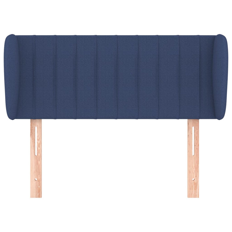 vidaXL kék szövet fejtámla 103x23x78/88 cm
