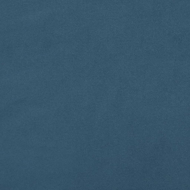 vidaXL sötétkék bársony fejtámla szárnyakkal 203x23x118/128 cm