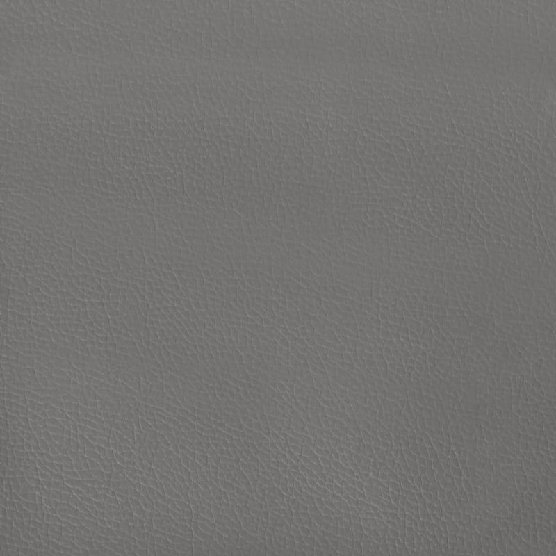 vidaXL szürke műbőr fejtámla szárnyakkal 163 x 23 x 118/128 cm