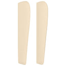 vidaXL krémszínű szövet fejtámla szárnyakkal 203x23x118/128 cm