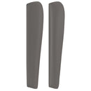 vidaXL szürke műbőr fejtámla szárnyakkal 83 x 23 x 118/128 cm