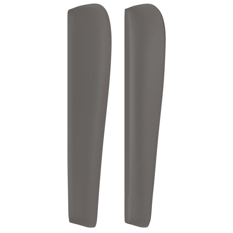 vidaXL szürke műbőr fejtámla szárnyakkal 83 x 23 x 118/128 cm