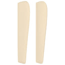 vidaXL krémszínű szövet fejtámla szárnyakkal 163 x 23 x 118/128 cm