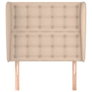 vidaXL cappuccino műbőr fejtámla szárnyakkal 83 x 23 x 118/128 cm