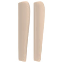 vidaXL cappuccino műbőr fejtámla szárnyakkal 103x23x118/128 cm