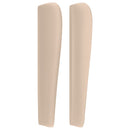 vidaXL cappuccino műbőr fejtámla szárnyakkal 163x23x118/128 cm