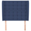vidaXL kék szövet fejtámla szárnyakkal 93 x 23 x 118/128 cm
