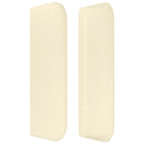 vidaXL krémszínű műbőr szárnyas fejtámla 93x16x78/88 cm