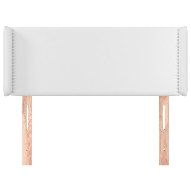vidaXL fehér műbőr szárnyas fejtámla 83x16x78/88 cm