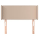 vidaXL cappuccino műbőr szárnyas fejtámla 83x16x78/88 cm