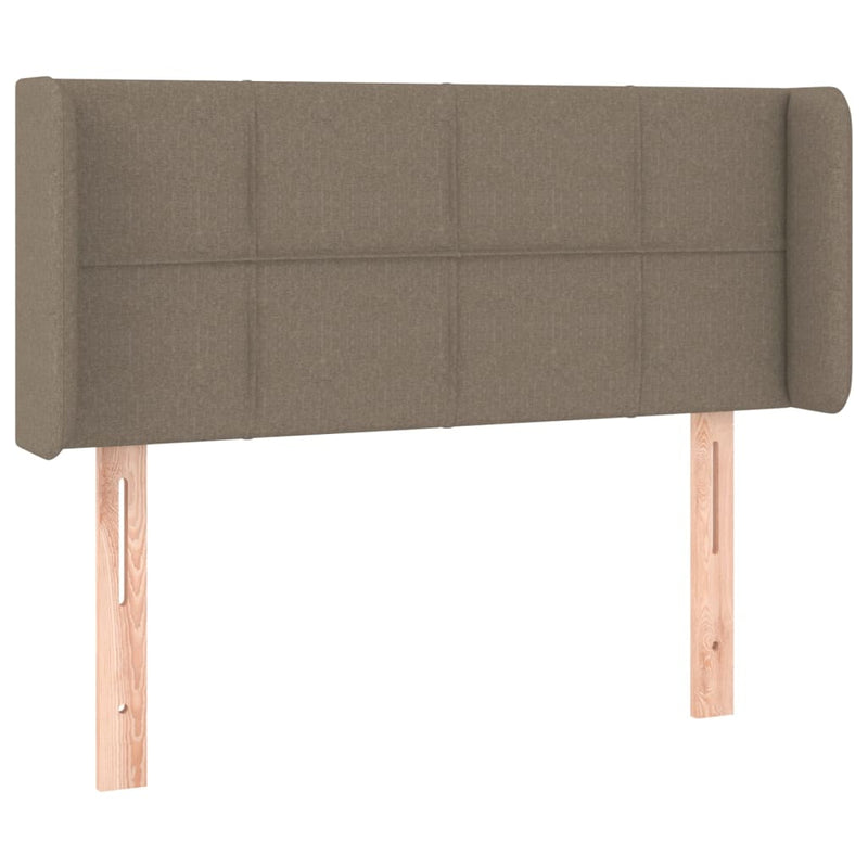 vidaXL tópszínű szövet fejtámla 83x16x78/88 cm