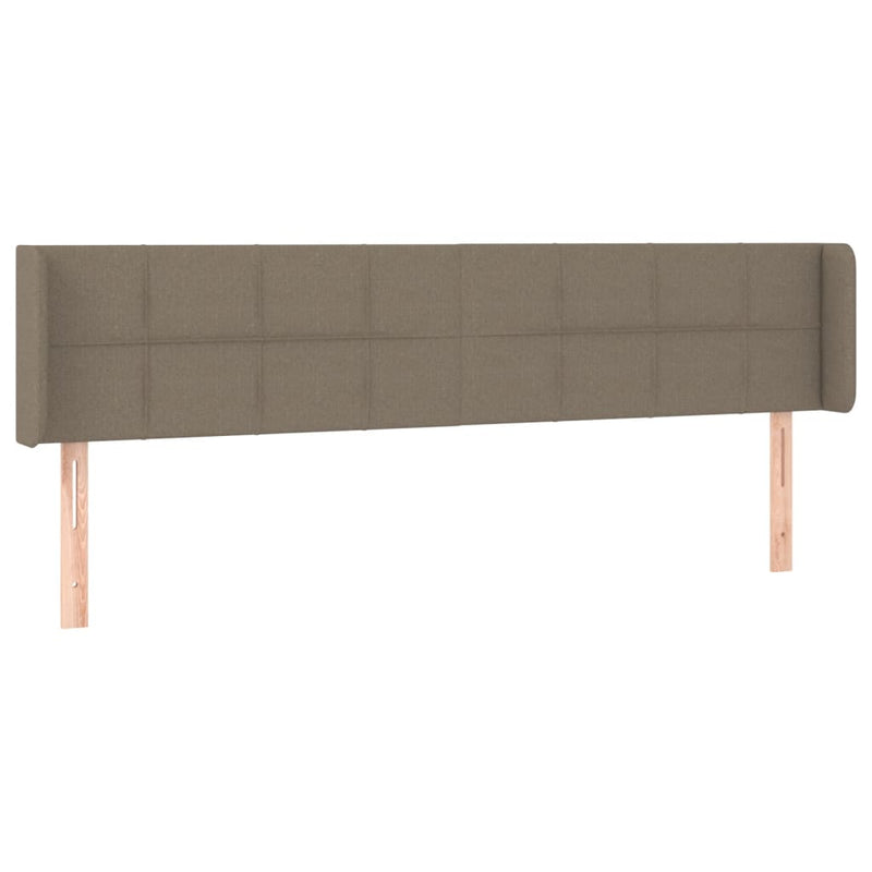 vidaXL tópszínű szövet fejtámla 163x16x78/88 cm