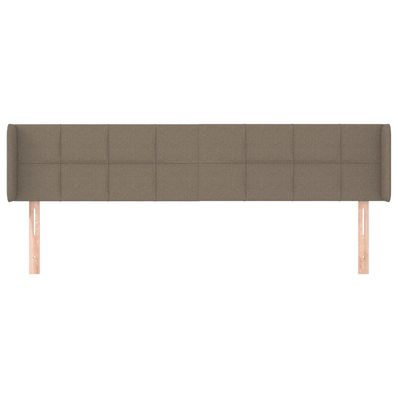 vidaXL tópszínű szövet fejtámla 183x16x78/88 cm