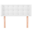 vidaXL fehér műbőr szárnyas fejtámla 103x16x78/88 cm