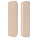 vidaXL cappuccino műbőr szárnyas fejtámla 103x16x78/88 cm