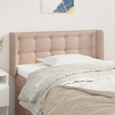 vidaXL cappuccino műbőr szárnyas fejtámla 103x16x78/88 cm