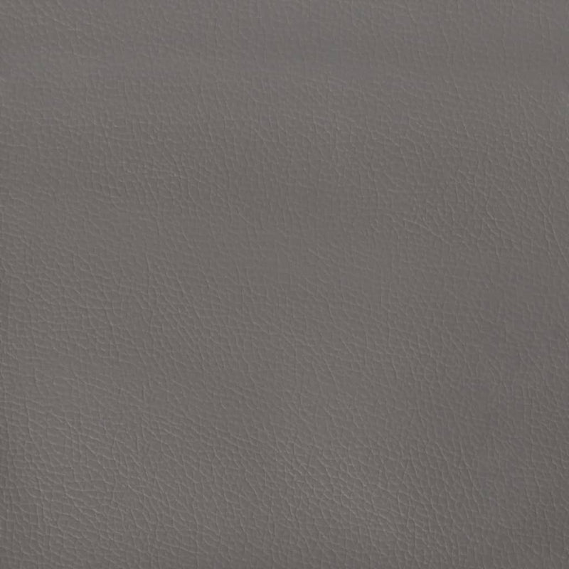 vidaXL szürke műbőr szárnyas fejtámla 163x16x78/88 cm