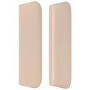 vidaXL cappuccino műbőr szárnyas fejtámla 163x16x78/88 cm