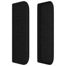 vidaXL fekete szövet fejtámla szárnyakkal 103x16x78/88 cm